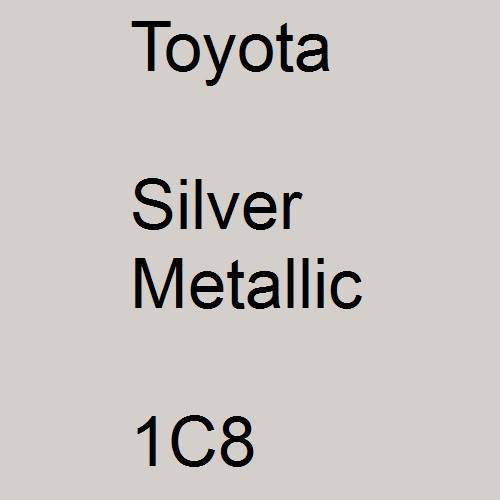 Toyota, Silver Metallic, 1C8.